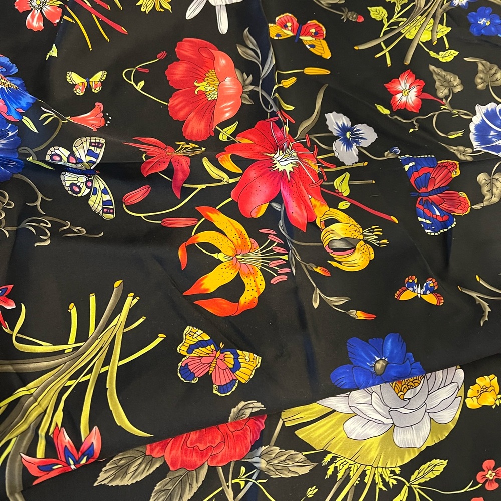 Alessandro Meucci Firenze Silk Scarf - Gem